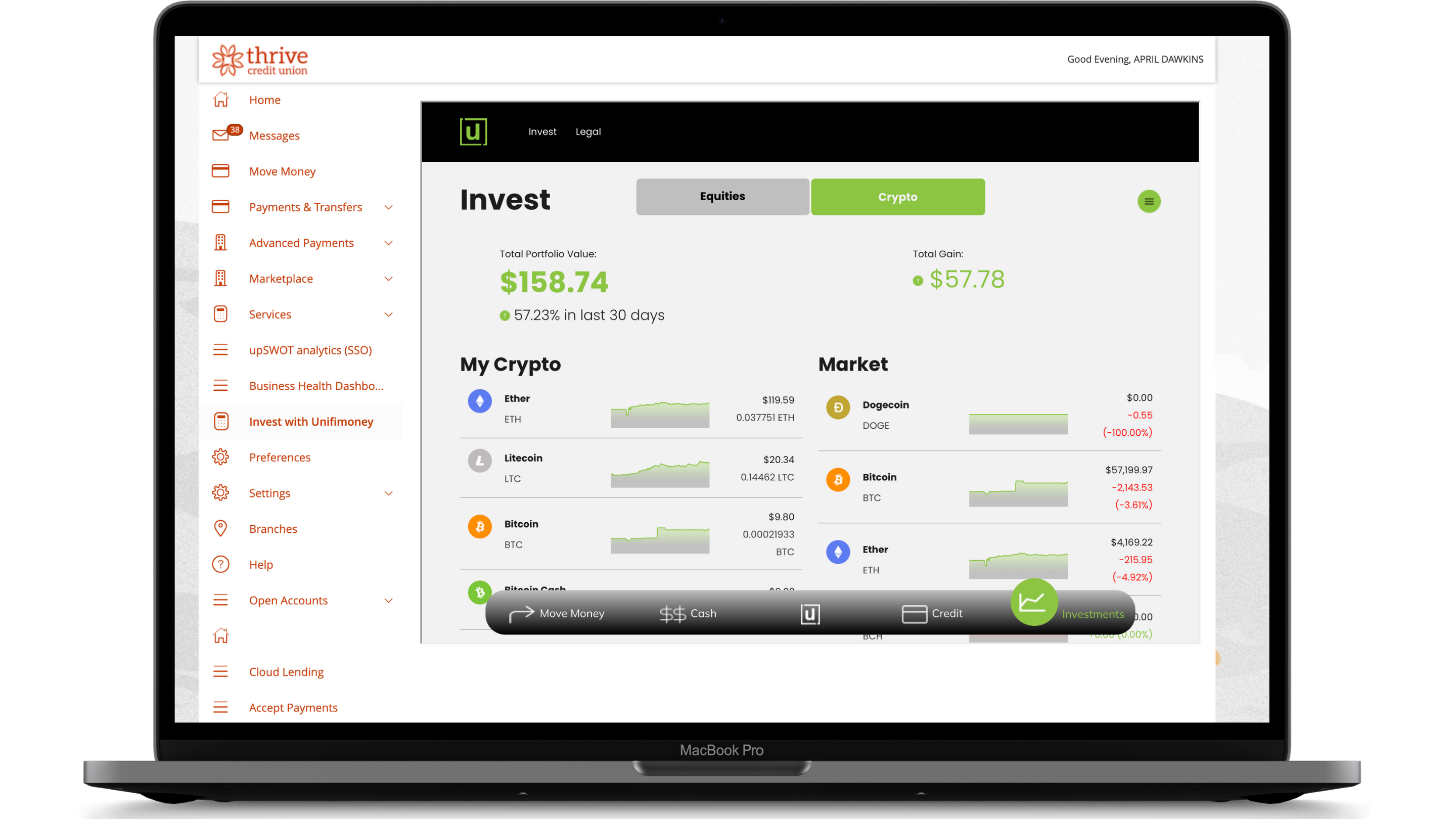 Thrive screenshot