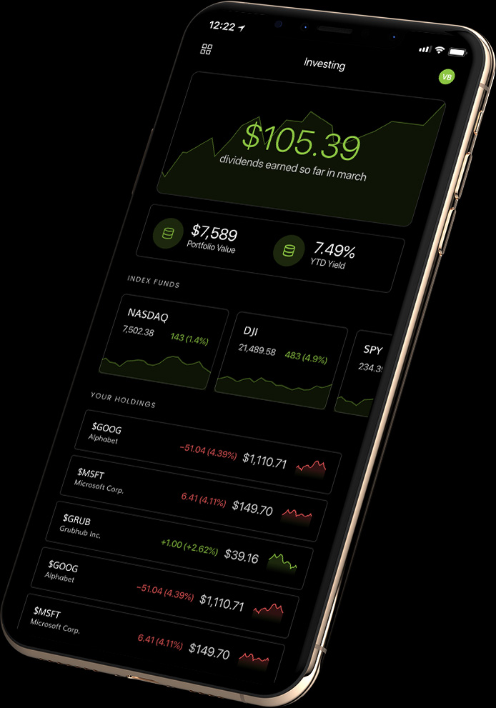 Unifimoney app on iPhone